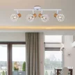 Vivalux Mennyezeti lámpa, 4XE27, max. 4X7W, IP20, 230V, 810x100x220 mm, Fa/Fehér, FRODO