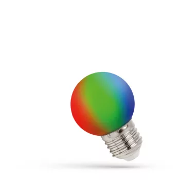 Spectrum LED fényforrás, RGB, 1W, E27