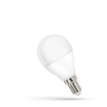   Led Fényforrás, Kisgömb, Opál, E14, 8W, 710lm, 3000K, 47x90 [mm], 17000h, 160°, 230V