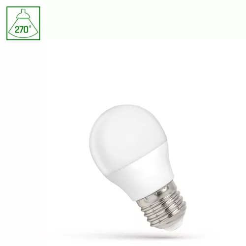 Spectrum LED Féynforrás, E27, G45, 1W, 3000K, 90lm, 230V, 270°