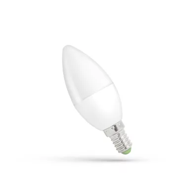  Led Fényforrás, Gyertya, Opál, E14, 4W, 330lm, 3000K, 37x100 [mm], 17000h, 200°, 230V