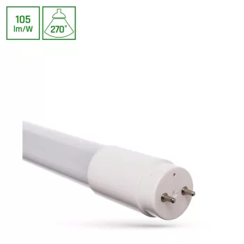   LED Fénycső, Üveg, G13, 24W, 4000K, 2500lm, 28x1500 [mm], 17000h, 270°, 230V