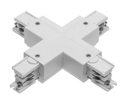 X-csatlakozó X-RAIL-hez, 166x166mm, fehér