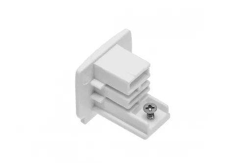 Univerzális végzáró X-RAIL háromfázisú sínhe, 35x31mm, fehér