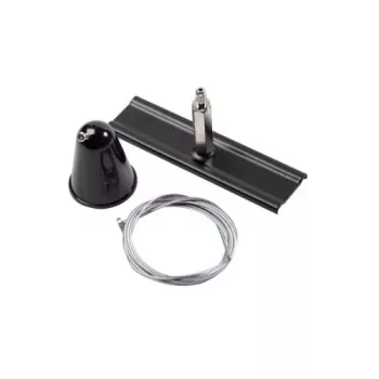   FELSZERELÉS/ÖSSZETELÉS KÉSZLET X-RAIL-hez, 1,5 m kábel, 120 mm-es rögzítőlemez, fekete színű