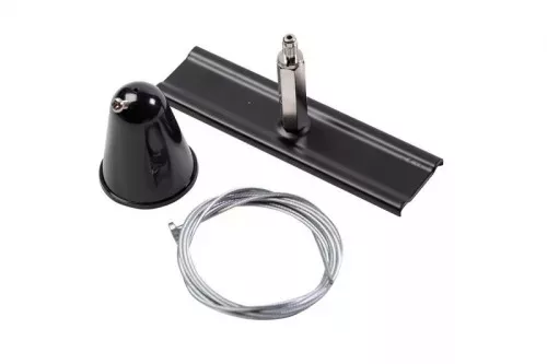 FELSZERELÉS/ÖSSZETELÉS KÉSZLET X-RAIL-hez, 1,5 m kábel, 120 mm-es rögzítőlemez, fekete színű