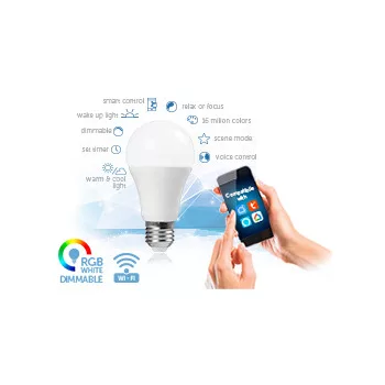 WiFi SMART LED izzó