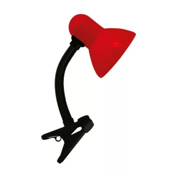   Strühm Asztali lámpa csiptetővel, TOLA, Piros,  E27, max 40W, 220-240V, IP20, 305X135X125 mm