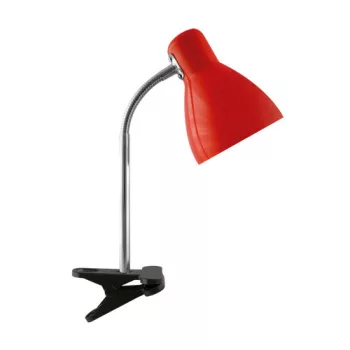   Strühm Asztali lámpa csiptetővel, KATI, Piros,  E27, max 15W, 220-240V, IP20, 360X145X117 mm