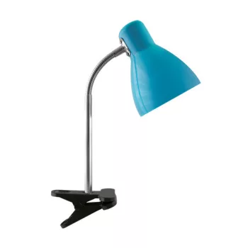   Strühm Asztali lámpa csiptetővel, KATI, Kék,  E27, max 15W, 220-240V, IP20, 360X145X117 mm