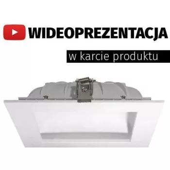   Strühm LED panel, 8W, 4000K, 680lm, IP20, 230V, kocka, süllyesztett, fehér, Cinder
