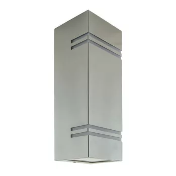 KELER  lámpatest IP54 2xGU10 INOX