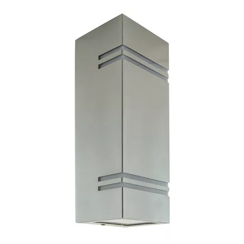 KELER  lámpatest IP54 2xGU10 INOX