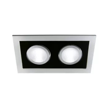 BORYS L spotlámpa SILVER/BLACK