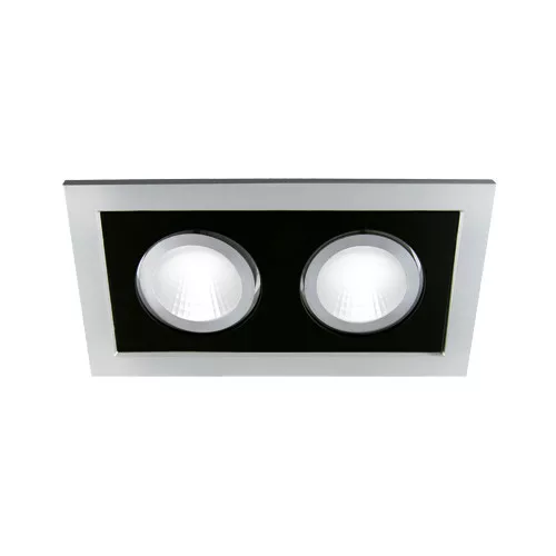 BORYS L spotlámpa SILVER/BLACK