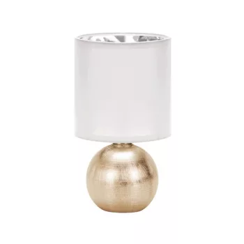 PERLO asztali lámpa E14 GOLD/Fehér