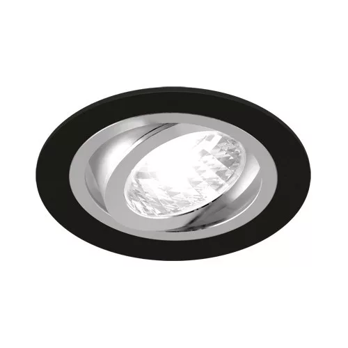 ALUM C spotlámpa MATTE BLACK/CHROME