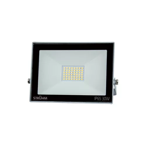Strühm LED reflektor, 30W, 6500K, 2400lm, IP65, fekete