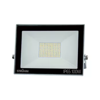 Strühm LED reflektor, 100W, 6500K, 8000lm, IP65, szürke