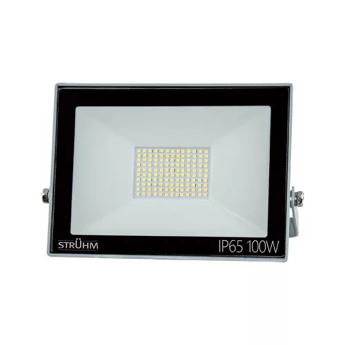 Strühm LED reflektor, 100W, 6500K, 8000lm, IP65, szürke