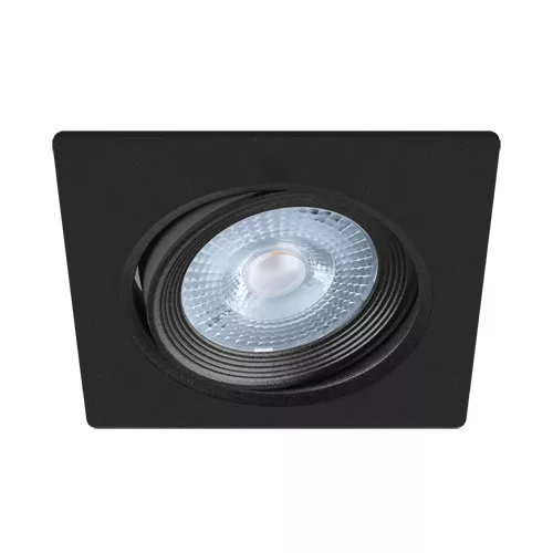 Strühm LED mennyezeti lámpa, 5W, 3000K, 400lm, IP20, süllyesztett, fekete, Moni