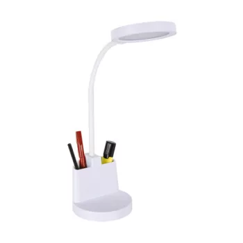   Strühm Asztali LED lámpa érintőkapcsolóval, dimmelhető, LABOR, Fehér, Max 8W, 560lm, 230V, IP20, 3900K, 555X325X130 mm