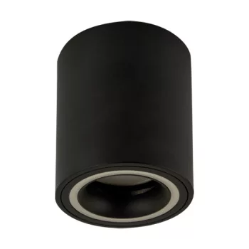   Strühm LED mennyezeti lámpa, GU10, henger forma, fekete, INDI