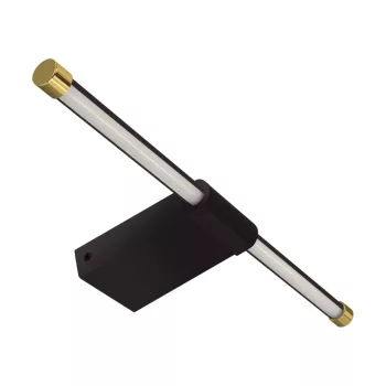   Strühm LED tükörmegvilágító, 9W, 1140lm, 4000K, IP44, fekete/arany, Paso