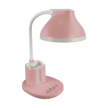   Strühm Asztali LED lámpa érintőkapcsolóval, DEBRA, Rózsaszín, Max 7W, 740lm, 230V, IP20, 3-4-6000K, 400X155X270 mm