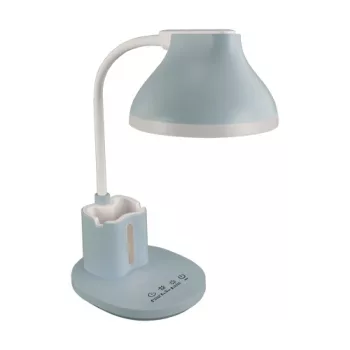   Strühm Asztali LED lámpa érintőkapcsolóval, DEBRA, Kék, Max 7W, 740lm, 230V, IP20, 3-4-6000K, 400X155X270 mm