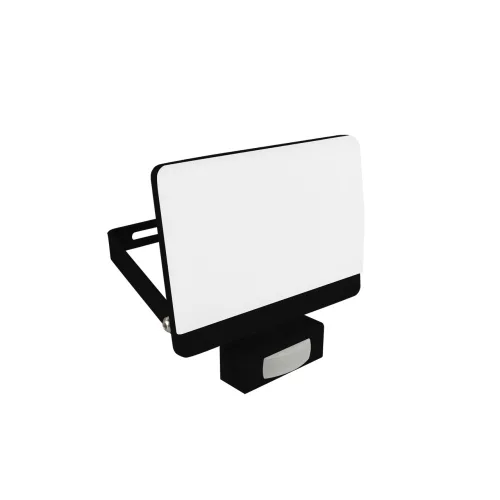 Strühm LED reflektor mozgásérzékelővel, 30W, 3100lm, 4000K, IP65, fekete/opál búra, Bryza