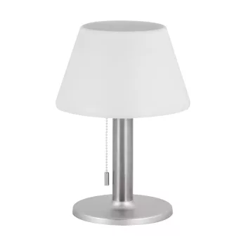   Pelagia Led Szolár álló lámpa, fehér/króm, Állítható fényerősség, 2W, 100lm, IP44, DC 3,7 V 1200 mAh Li-ion, 280mm, 