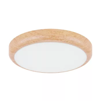   Strühm Led Mennyezeti lámpa, állítható színhőmérséklet, 14W, 1450lm, IP20, 160°, 230V, 170 mm, Fenyő, Nastia