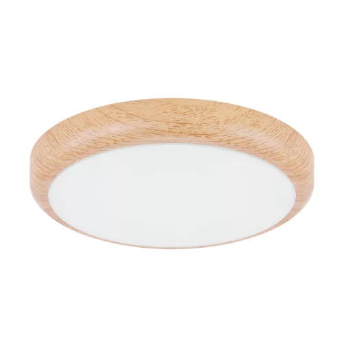 Strühm Led Mennyezeti lámpa, állítható színhőmérséklet, 18W, 2070lm, IP20, 160°, 230V, 225mm, Fenyő, Nastia