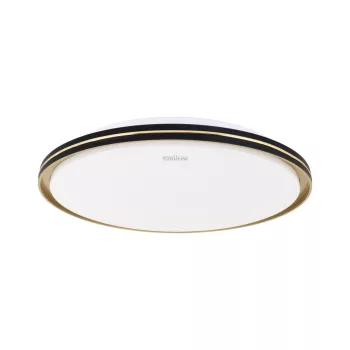   Strühm LED mennyezeti lámpa, CCT, 24W,  2900lm, IP20, arany-fekete, Fiesta