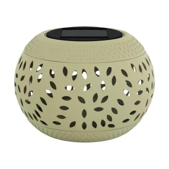   LED szolár asztali lámpa, 0,2W, 3000K, 5lm, IP44, Bézs, Herbi