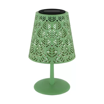   LED szolár asztali lámpa, 0,2W, 6000K, 3lm, IP44, Zöld, Luda