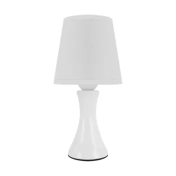   Strühm asztali lámpa, E14, max. 15W, IP20, 245X130X130mm, Fehér, POLINA