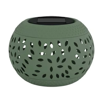   LED szolár asztali lámpa, 0,2W, 3000K, 5lm, IP44, Zöld, Herbi