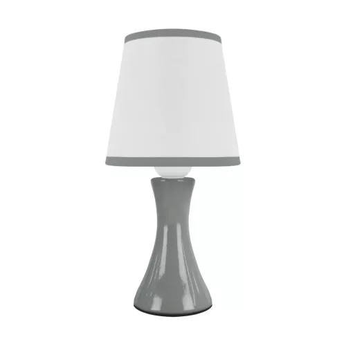 Strühm asztali lámpa, E14, max. 15W, IP20, 245X130X130mm, Szürke, POLINA