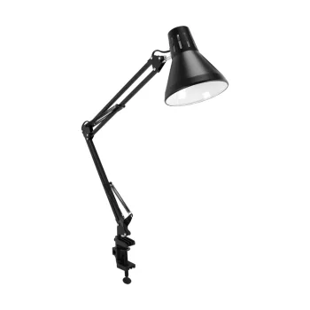   Strühm Asztali lámpa, asztalhoz rögzíthető, E27, Max. 40W, 220-240V, IP20, 800X150X230mm, Fekete, GRAFEN