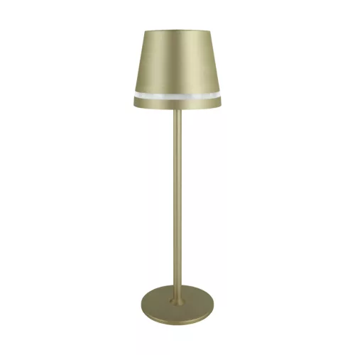 Strühm LED állólámpa, CCT, max. 3W, 3000K/4400K/6000K, max. 200lm, IP20, 380x110x110mm, arany, Ines