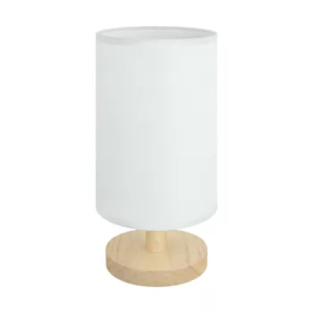   Strühm asztali lámpa, E14, max. 25W, IP20, 285X140X140mm, Fenyő/Bézs, BELA