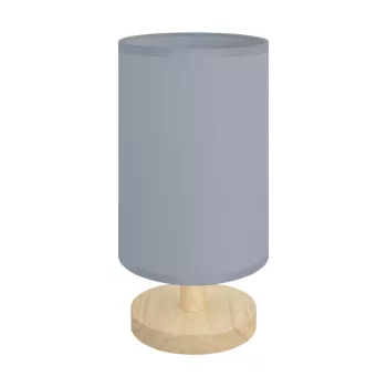   Strühm asztali lámpa, E14, max. 25W, IP20, 285X140X140mm, Fenyő/Szürke, BELA