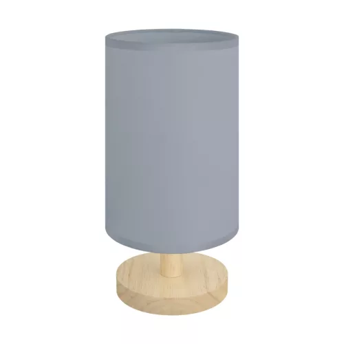 Strühm asztali lámpa, E14, max. 25W, IP20, 285X140X140mm, Fenyő/Szürke, BELA