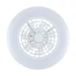 Strühm LED mennyezeti lámpa ventillátorral, max. 48W, CCT, max. 2400lm, IP20, fekete/fehér, Halny