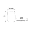   str04840 - Strühm Éjszakai LED lámpa, tölthető, 1,5W 12lm, RGB, Bobo