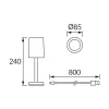   Strühm LED Kristály lámpa CCT-s, USB kábellel, 1W, 3/4/6000K, 45lm, IP20, MODA