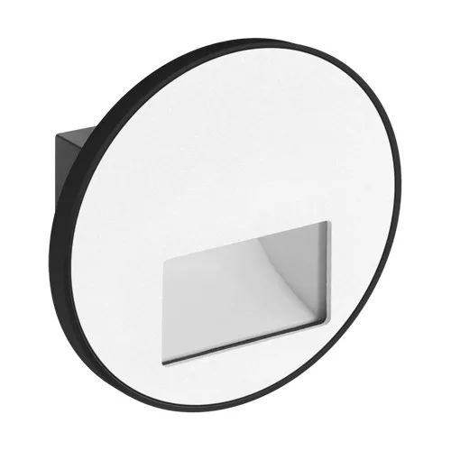 04859 - Strühm LED Lépcsőviágító, CCT-s, 1,2W, 230V, 58lm,IP20, 80X80X40mm, Kivágási méret: 60mm, Fehér, Kerek, WEKTOR