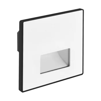   04861 - Strühm LED Lépcsőviágító, CCT-s, 1,2W, 230V, 58lm,IP20, 80X80X40mm, Kivágási méret: 60mm, Fehér, Négyzet, WEKTOR